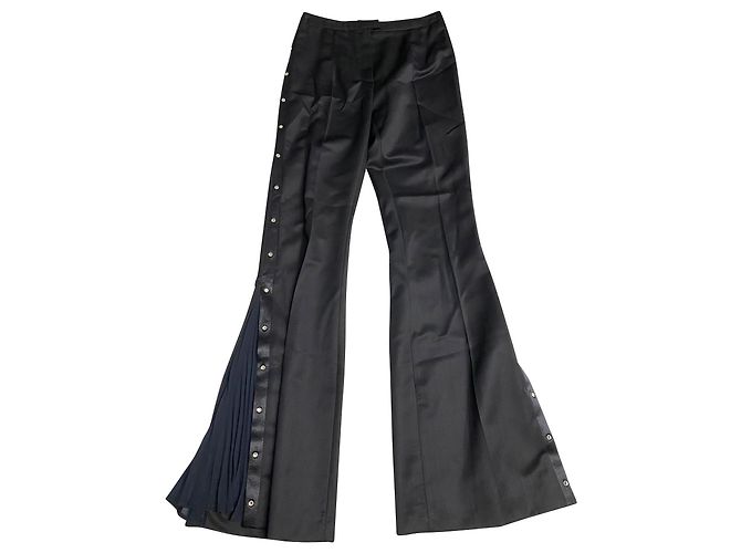 Escada Suit Trouser Set in Black Wool - view 7