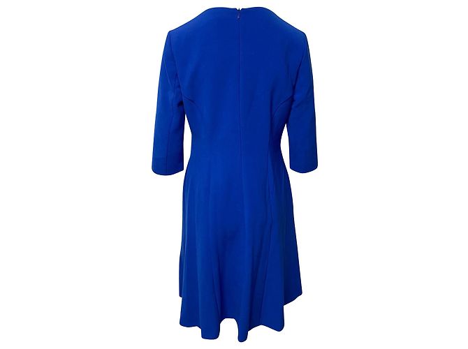 Hugo Boss Dasona Kleid aus blauem Polyester - Ansicht 2