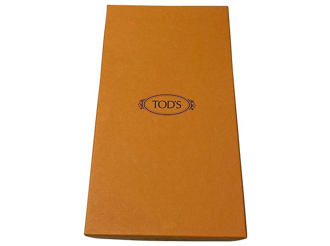 Tod's Mokassin-Flats aus cremefarbenem Leder Weiß Roh - Ansicht 12