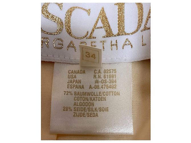 Conjunto Saia Escada x Margaretha Ley em Algodão Creme Branco Cru - vista 5