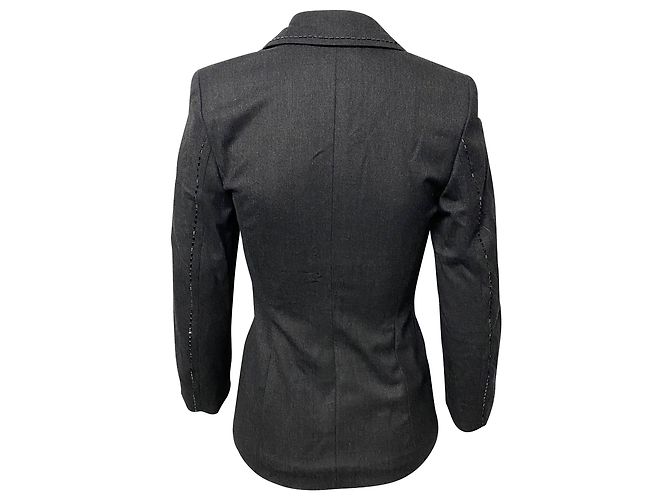 Completo pantalone Escada Black Stone in lana nera Nero - vista 3