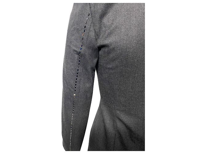Completo pantalone Escada Black Stone in lana nera Nero - vista 4