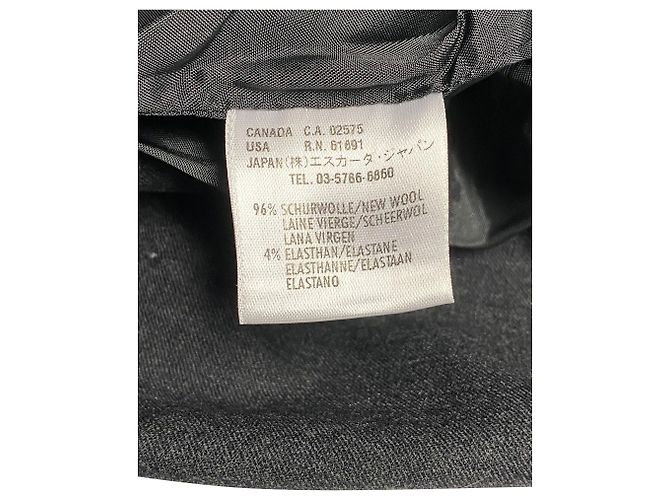 Completo pantalone Escada Black Stone in lana nera Nero - vista 6