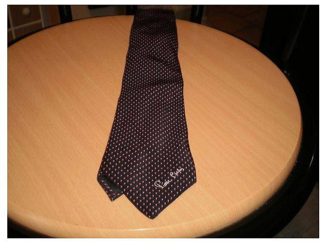 cravatta vintage in seta pierre cardin tb condition Rosso - vista 2