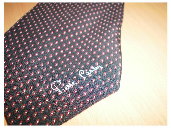cravatta vintage in seta pierre cardin tb condition Rosso - vista 3
