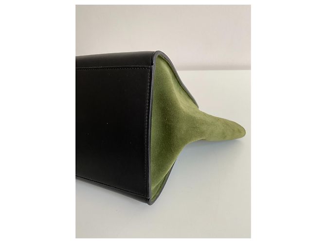 Céline Celine Trapèze Handtasche, Grün - Ansicht 7