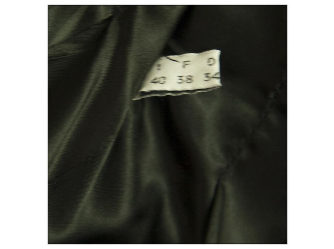 Christian Lacroix Abrigo de lana negro Talla 38 - vista 4