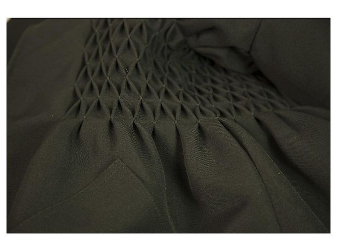 Christian Lacroix Abrigo de lana negro Talla 38 - vista 5