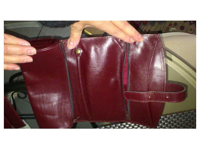 Portafoglio Cartier in pelle rossa Rosso - vista 2