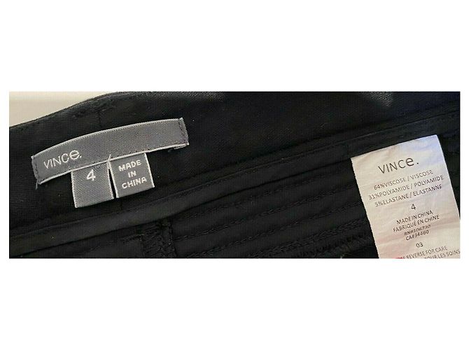 Vince dehnbare Bikerhose Schwarz - Ansicht 5