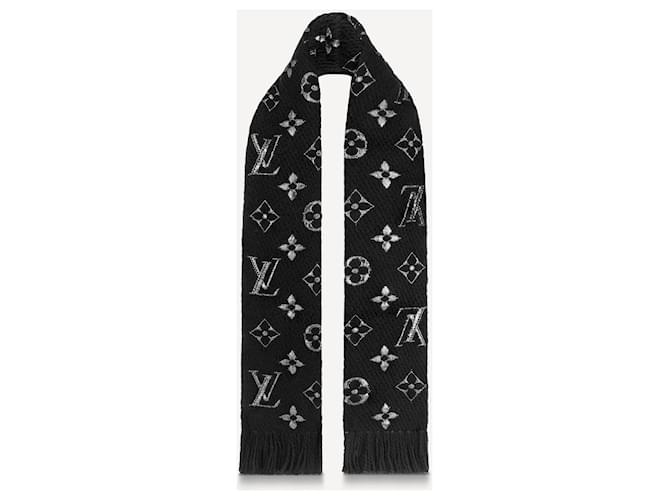 Louis Vuitton Sciarpa LV Logomania nuova Nero - vista 2