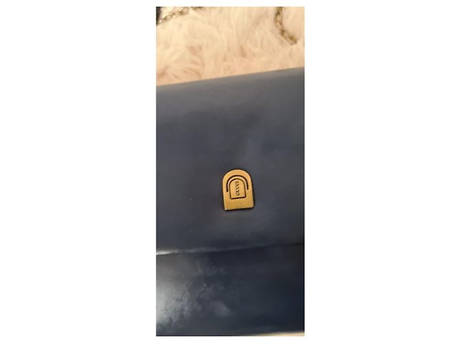 Borsa Gucci in pelle blu - vista 6