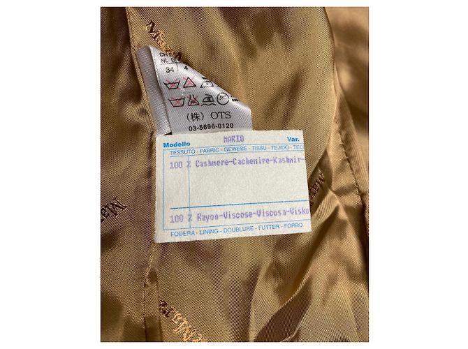 Abrigo con capucha Max Mara en cachemir marrón Castaño - vista 5