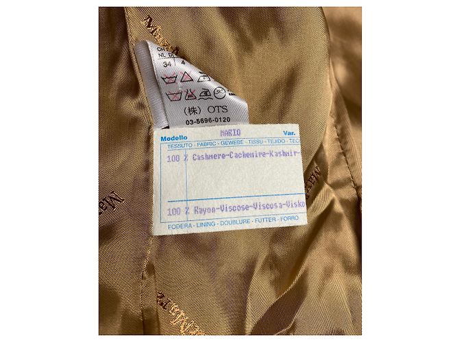 Abrigo con capucha Max Mara en cachemir marrón Castaño - vista 6