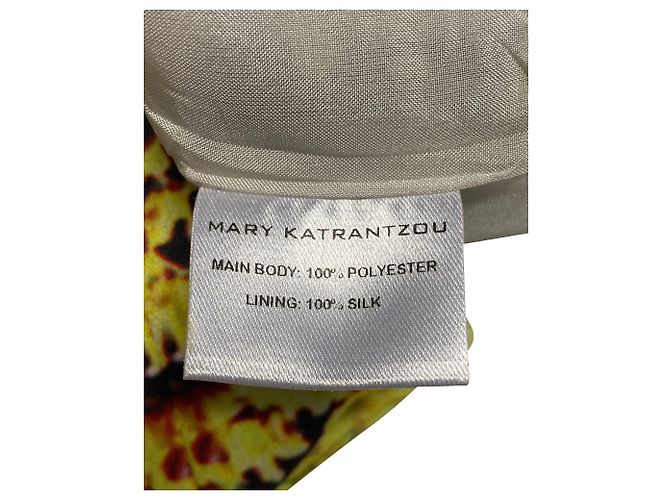 Mary Katrantzou Flower Field Rock aus gelbem Polyester - Ansicht 7