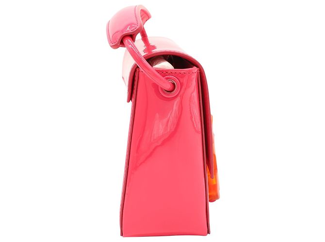 Christopher Kane Umhängetasche mit Sicherheitsschnalle in Rosa Lack Pink - Ansicht 2