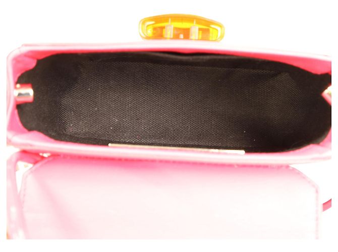 Christopher Kane Umhängetasche mit Sicherheitsschnalle in Rosa Lack Pink - Ansicht 6