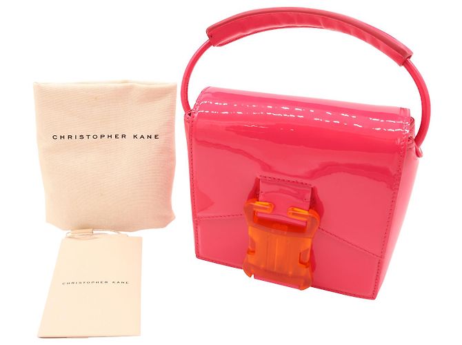 Christopher Kane Umhängetasche mit Sicherheitsschnalle in Rosa Lack Pink - Ansicht 7