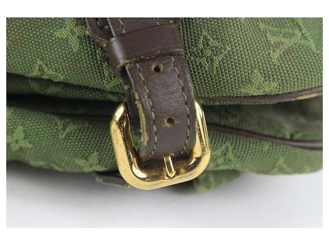 Louis Vuitton Borsa per pannolini Messenger Mini Lin Sac Maman con monogramma kaki - vista 3