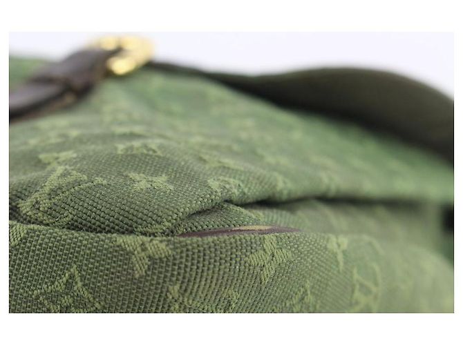 Louis Vuitton Borsa per pannolini Messenger Mini Lin Sac Maman con monogramma kaki - vista 4