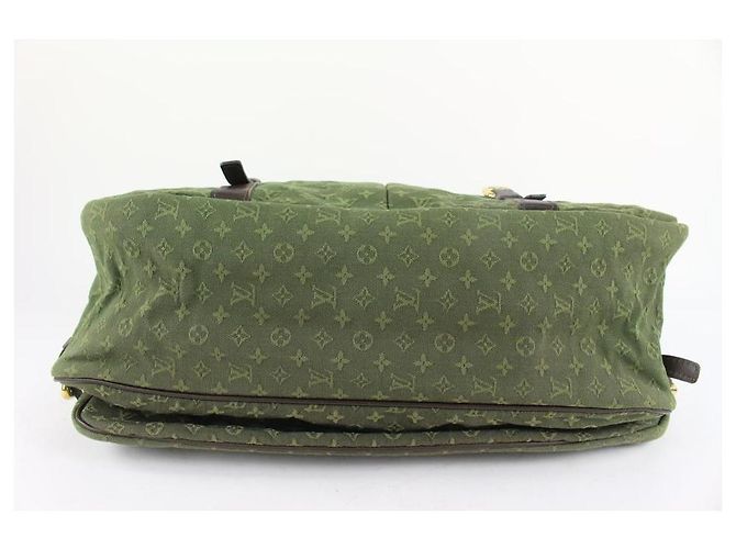 Louis Vuitton Borsa per pannolini Messenger Mini Lin Sac Maman con monogramma kaki - vista 5