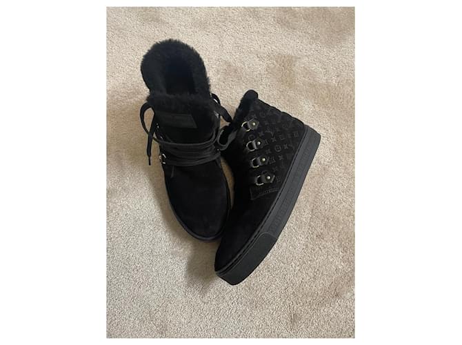 Louis Vuitton Stivaletti Nero - vista 4