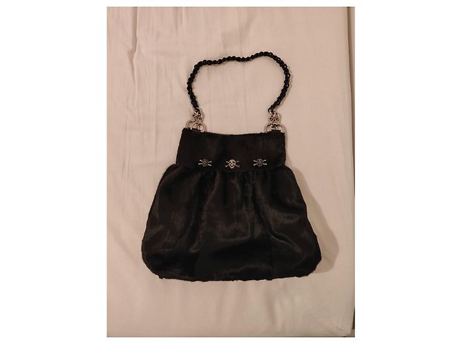 Simonetta Ravizza Furrissima Vintage-Tasche Schwarz - Ansicht 4