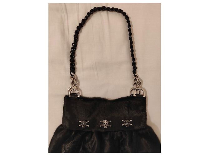Simonetta Ravizza Furrissima Vintage-Tasche Schwarz - Ansicht 5