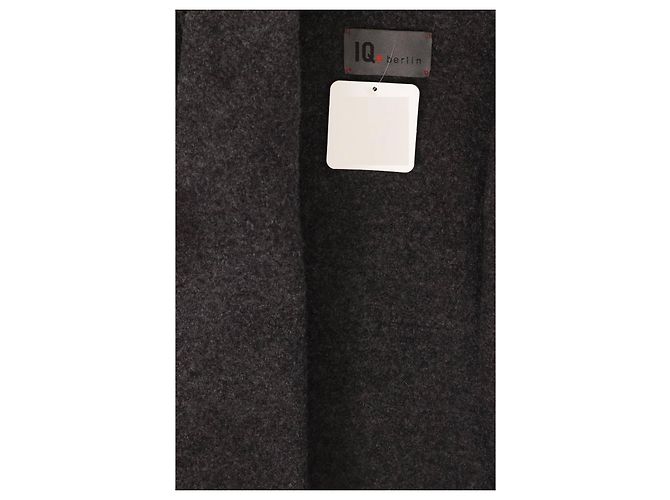 Abrigo IQ + Berlin de lana gris oscuro Talla 38 Gris antracita - vista 4