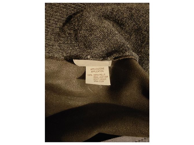Brunello Cucinelli Sobrecamisa / abrigo bimaterial Gris - vista 4