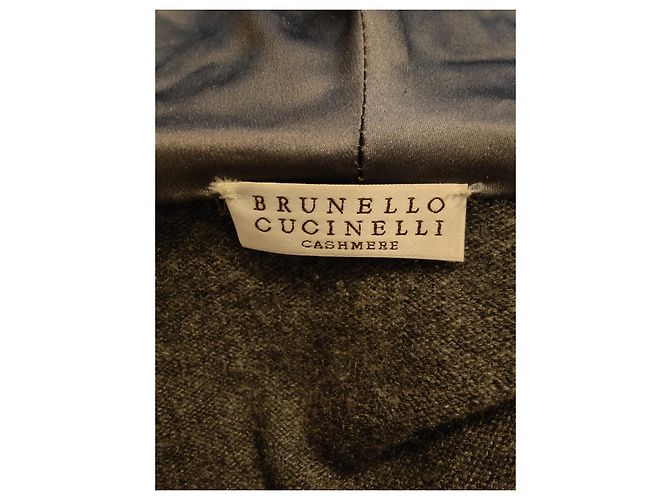 Brunello Cucinelli Sobrecamisa / abrigo bimaterial Gris - vista 5