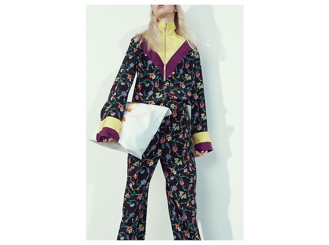 Emilio Pucci Emílio Pucci 2016 Resort Massimo Giorgetti Kleid Tobias Seidentunika Mehrfarben - Ansicht 3