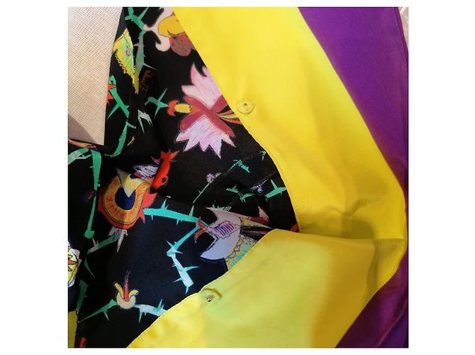 Emilio Pucci Emílio Pucci 2016 Resort Massimo Giorgetti Kleid Tobias Seidentunika Mehrfarben - Ansicht 5