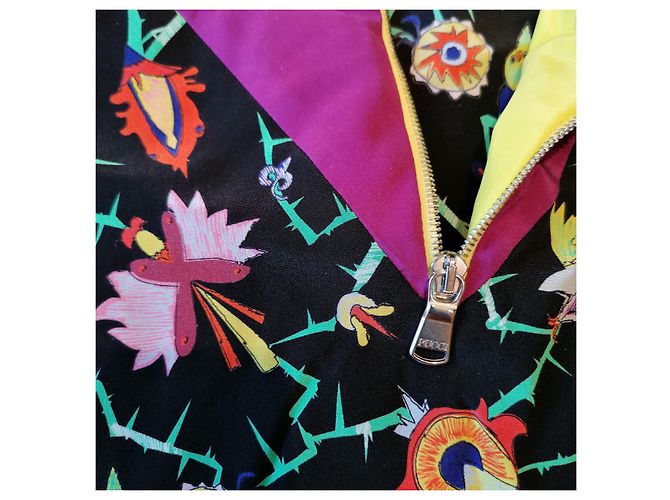 Emilio Pucci Emílio Pucci 2016 Resort Massimo Giorgetti Kleid Tobias Seidentunika Mehrfarben - Ansicht 7