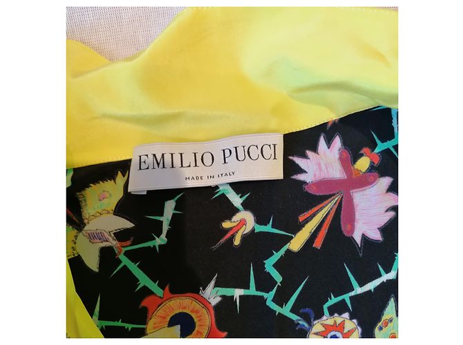 Emilio Pucci Emílio Pucci 2016 Resort Massimo Giorgetti Kleid Tobias Seidentunika Mehrfarben - Ansicht 9