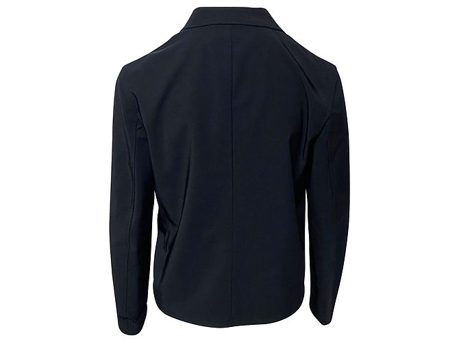 Blazer Prada Punto Coperta in Poliestere Nero - vista 2