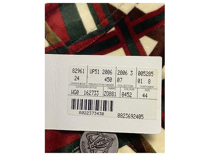 Gucci Gonna Fantasia in Cotone Multicolor Stampa python - vista 7