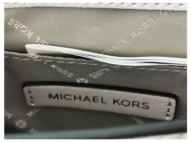 Borsa a tracolla Michael Kors rosa stampa coccodrillo Gold hardware - vista 4