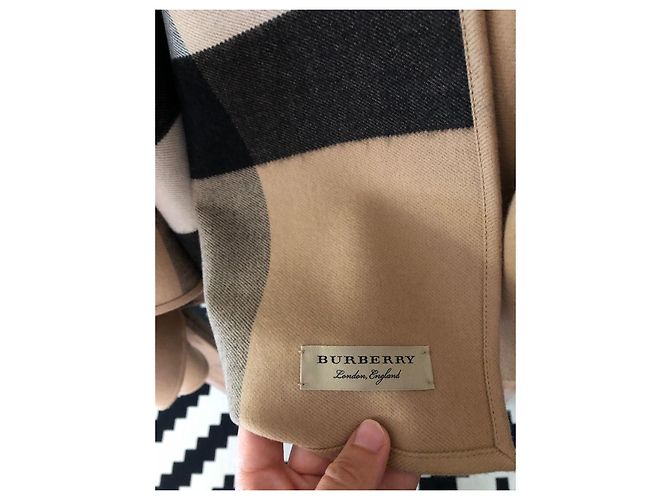 Poncho Cape Burberry Charlotte Wende Kamel Neu - Ansicht 6