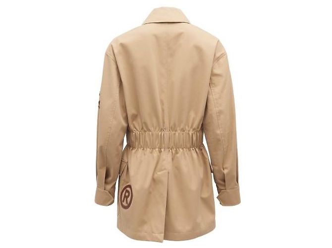 Burberry Horseferry logo applicato Giacca con zip Beige - vista 4