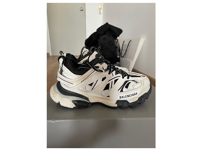 Balenciaga Track effetto sbiadito Nero - vista 6