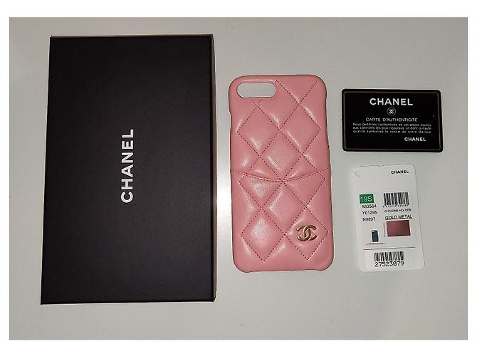 Chanel 19S  O-phone Holder Pink - vue 4