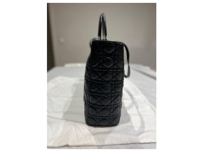 Borsa shopping Lady Dior Nero - vista 10