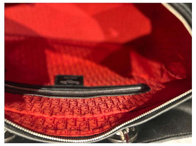 Borsa shopping Lady Dior Nero - vista 4