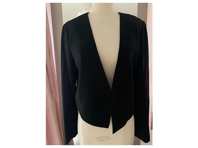 Giacca corta nera Diane Von Furstenberg Nero - vista 4