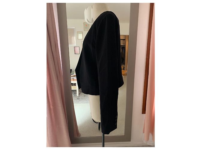 Giacca corta nera Diane Von Furstenberg Nero - vista 5