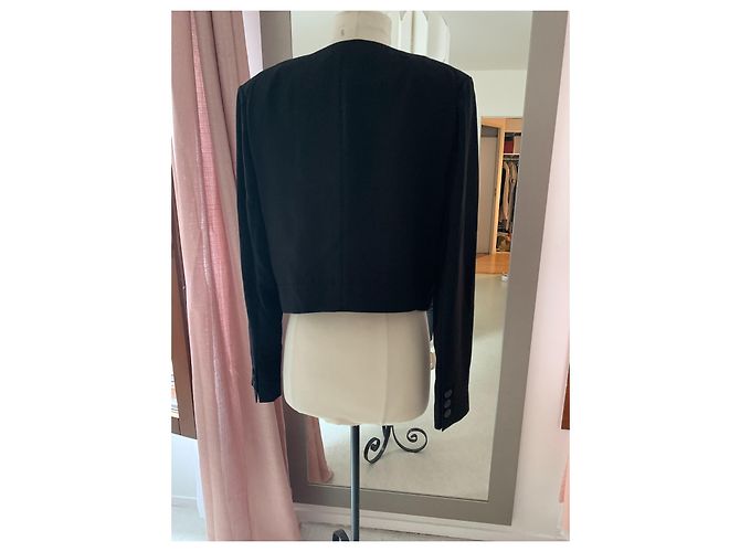 Giacca corta nera Diane Von Furstenberg Nero - vista 6