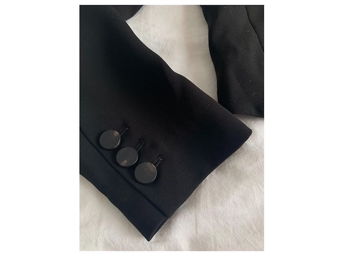 Giacca corta nera Diane Von Furstenberg Nero - vista 9