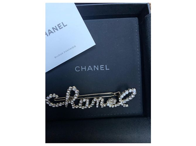 Cambon Chanel Pasador Hardware de plata - vista 2