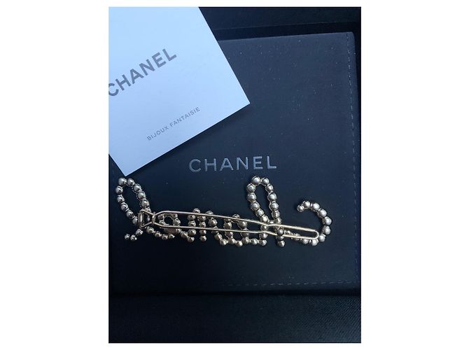 Cambon Chanel Pasador Hardware de plata - vista 3